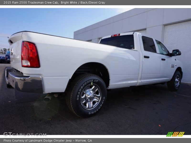 Bright White / Black/Diesel Gray 2015 Ram 2500 Tradesman Crew Cab