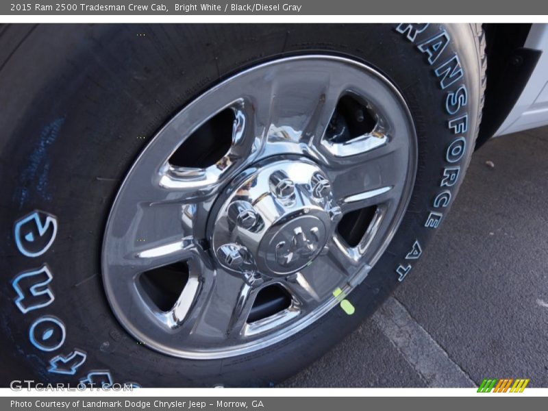 Bright White / Black/Diesel Gray 2015 Ram 2500 Tradesman Crew Cab