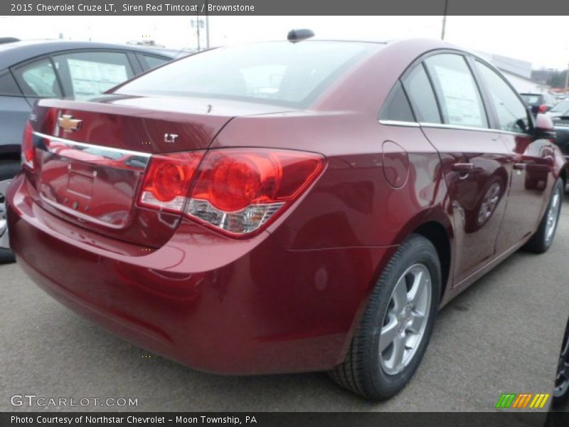 Siren Red Tintcoat / Brownstone 2015 Chevrolet Cruze LT