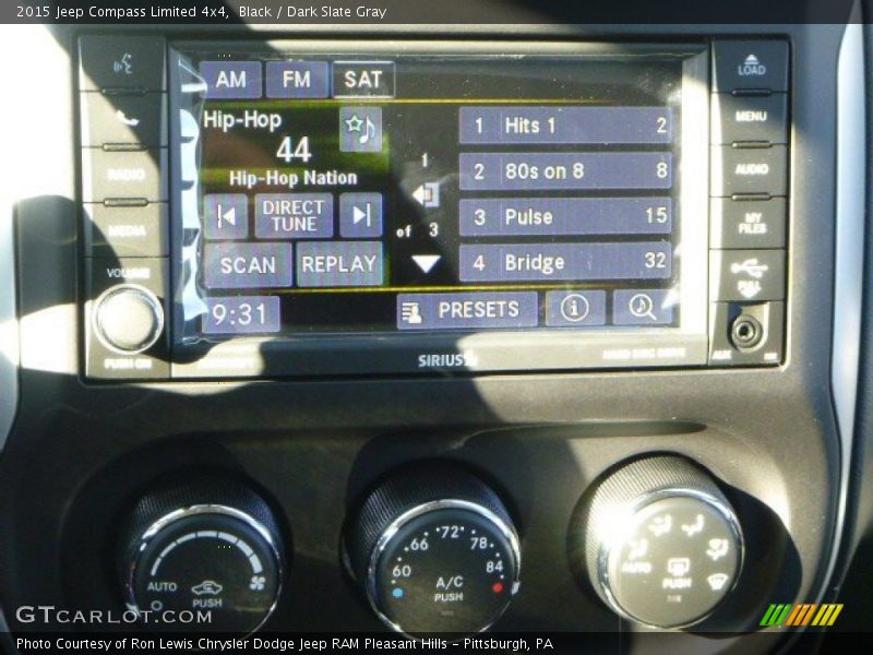 Black / Dark Slate Gray 2015 Jeep Compass Limited 4x4