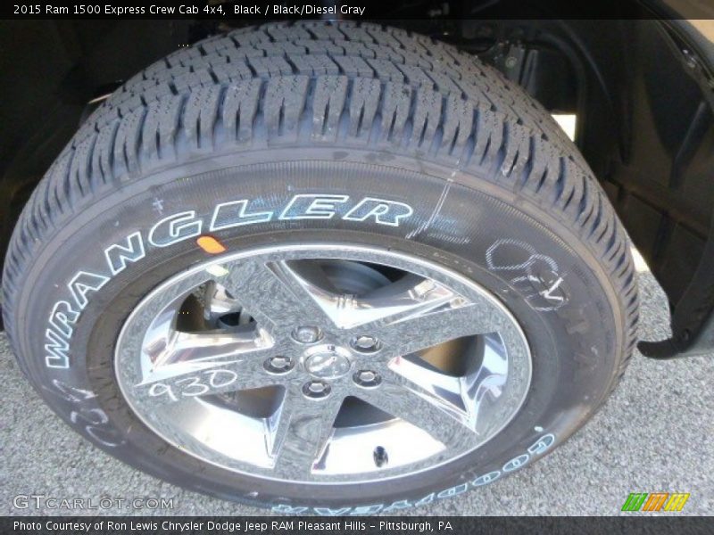 Black / Black/Diesel Gray 2015 Ram 1500 Express Crew Cab 4x4