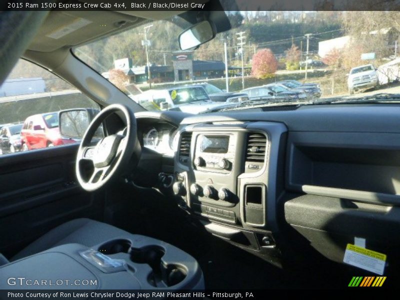 Black / Black/Diesel Gray 2015 Ram 1500 Express Crew Cab 4x4