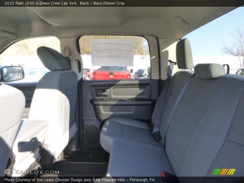 Black / Black/Diesel Gray 2015 Ram 1500 Express Crew Cab 4x4