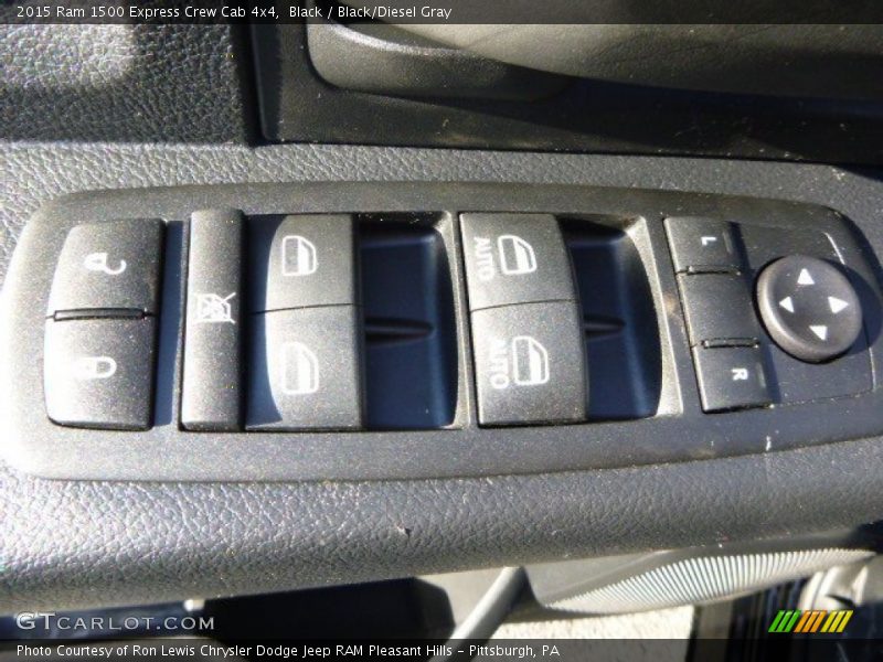 Black / Black/Diesel Gray 2015 Ram 1500 Express Crew Cab 4x4