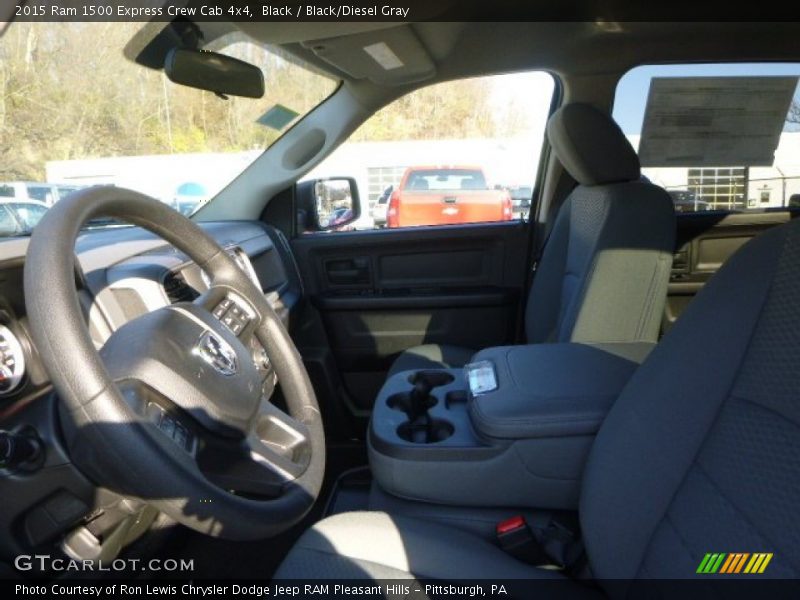 Black / Black/Diesel Gray 2015 Ram 1500 Express Crew Cab 4x4