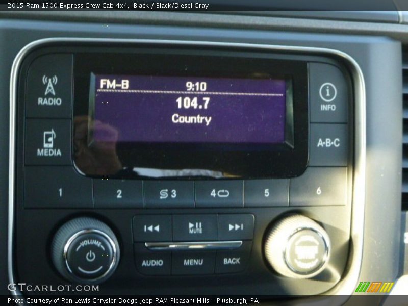 Black / Black/Diesel Gray 2015 Ram 1500 Express Crew Cab 4x4