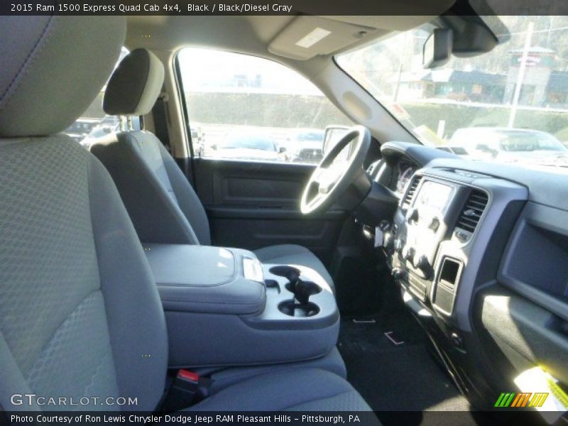 Black / Black/Diesel Gray 2015 Ram 1500 Express Quad Cab 4x4