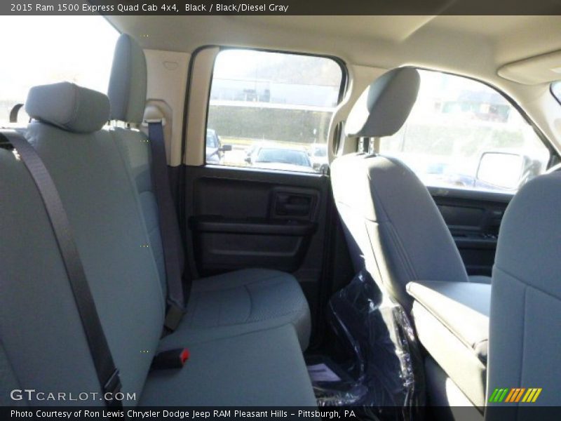 Black / Black/Diesel Gray 2015 Ram 1500 Express Quad Cab 4x4
