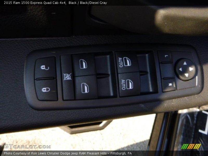 Black / Black/Diesel Gray 2015 Ram 1500 Express Quad Cab 4x4