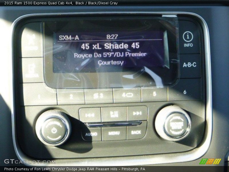 Black / Black/Diesel Gray 2015 Ram 1500 Express Quad Cab 4x4