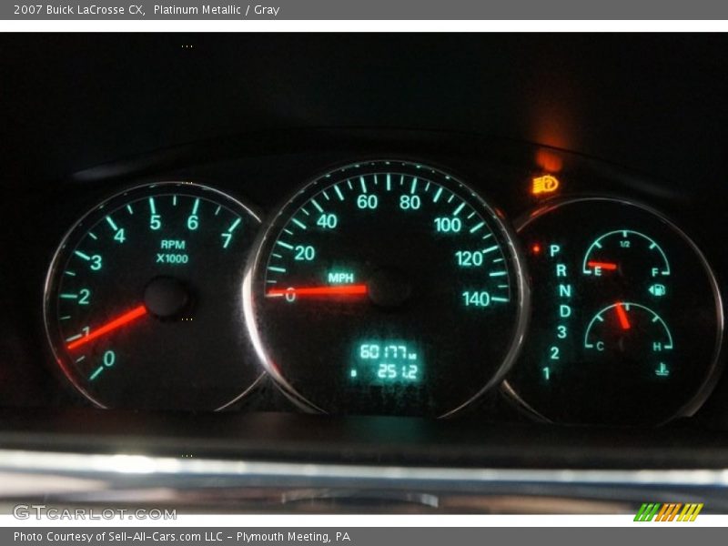 Platinum Metallic / Gray 2007 Buick LaCrosse CX