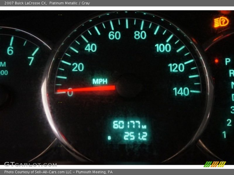 Platinum Metallic / Gray 2007 Buick LaCrosse CX