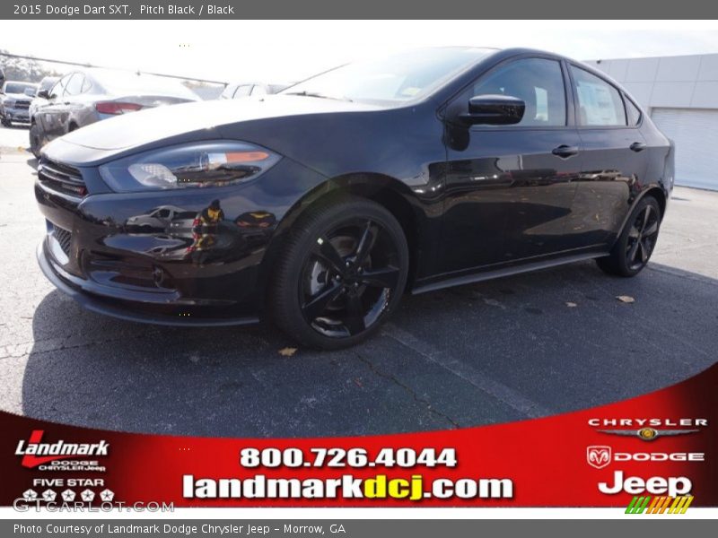 Pitch Black / Black 2015 Dodge Dart SXT