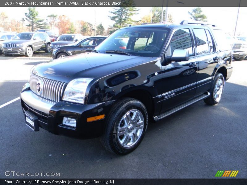 Black / Charcoal Black 2007 Mercury Mountaineer Premier AWD