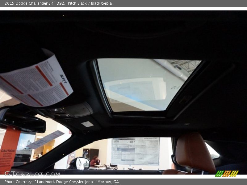 Sunroof of 2015 Challenger SRT 392