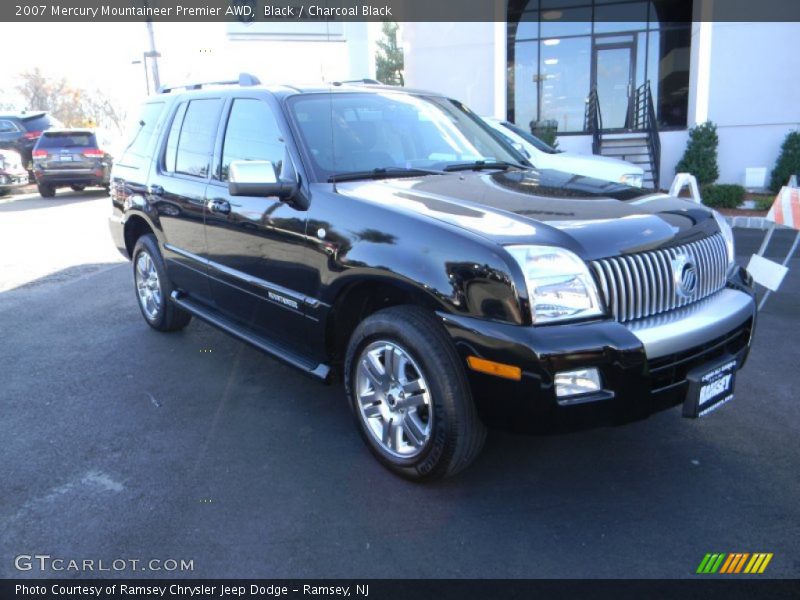 Black / Charcoal Black 2007 Mercury Mountaineer Premier AWD