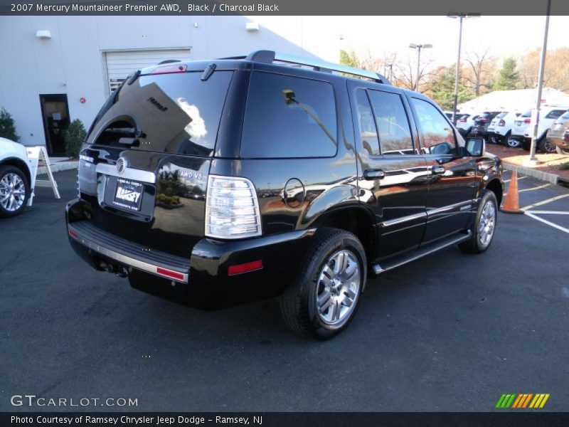 Black / Charcoal Black 2007 Mercury Mountaineer Premier AWD