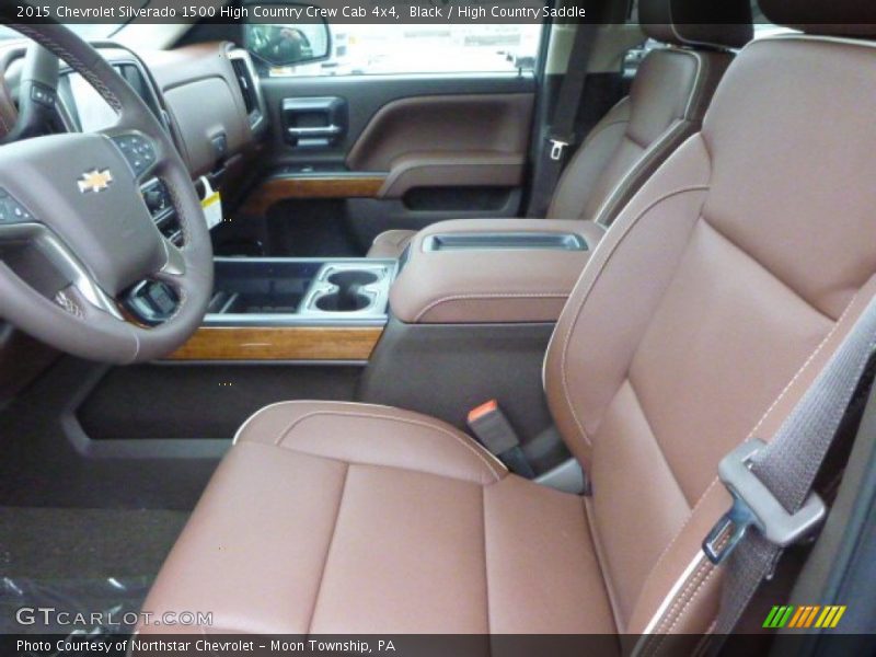  2015 Silverado 1500 High Country Crew Cab 4x4 High Country Saddle Interior