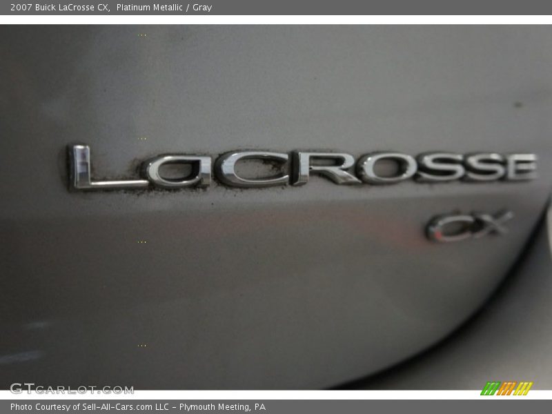 Platinum Metallic / Gray 2007 Buick LaCrosse CX