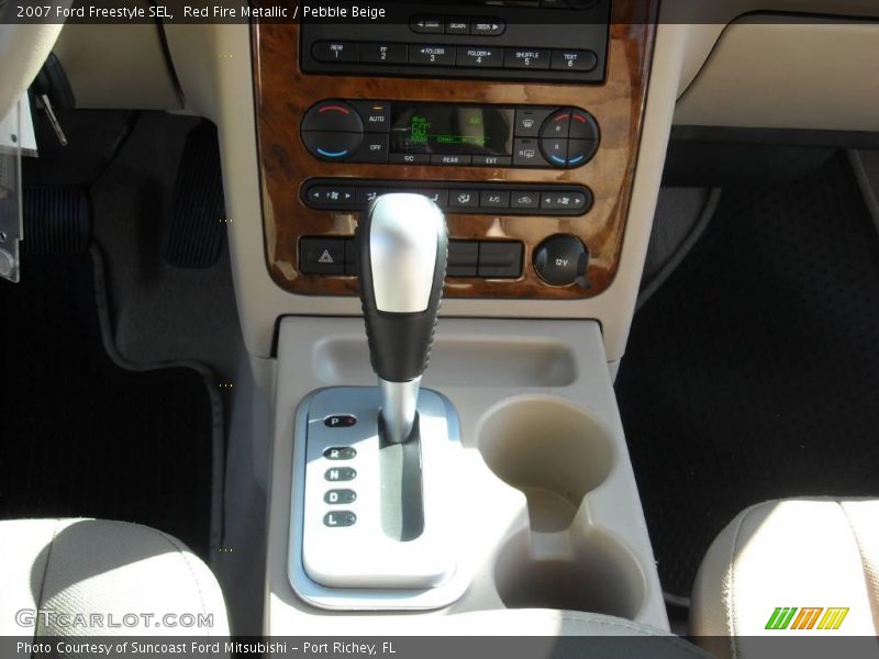 Red Fire Metallic / Pebble Beige 2007 Ford Freestyle SEL