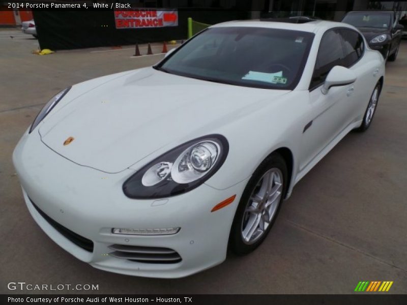 White / Black 2014 Porsche Panamera 4