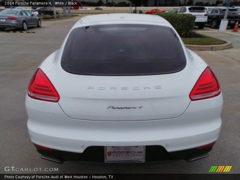 White / Black 2014 Porsche Panamera 4