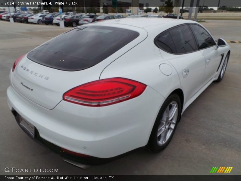 White / Black 2014 Porsche Panamera 4