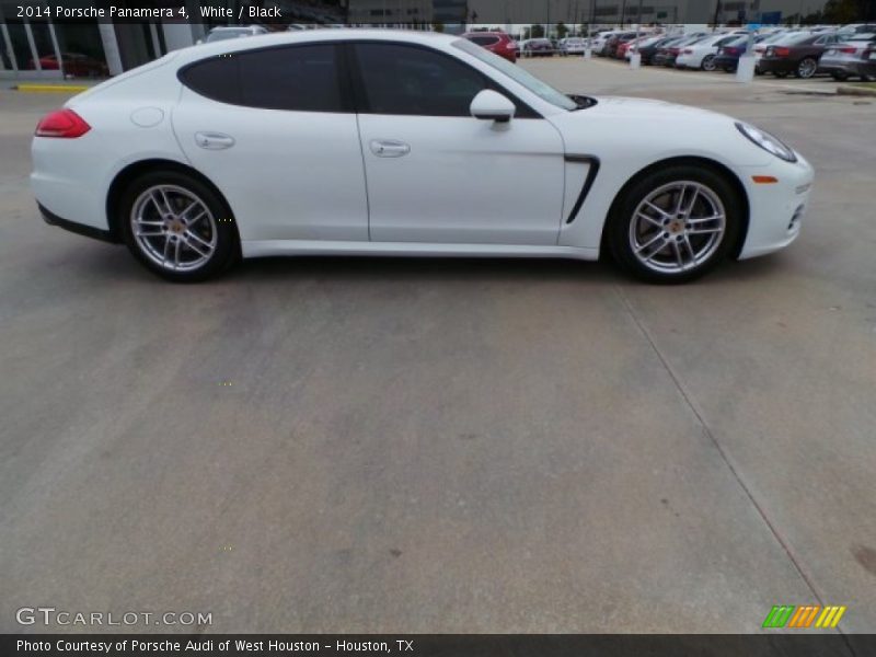 White / Black 2014 Porsche Panamera 4