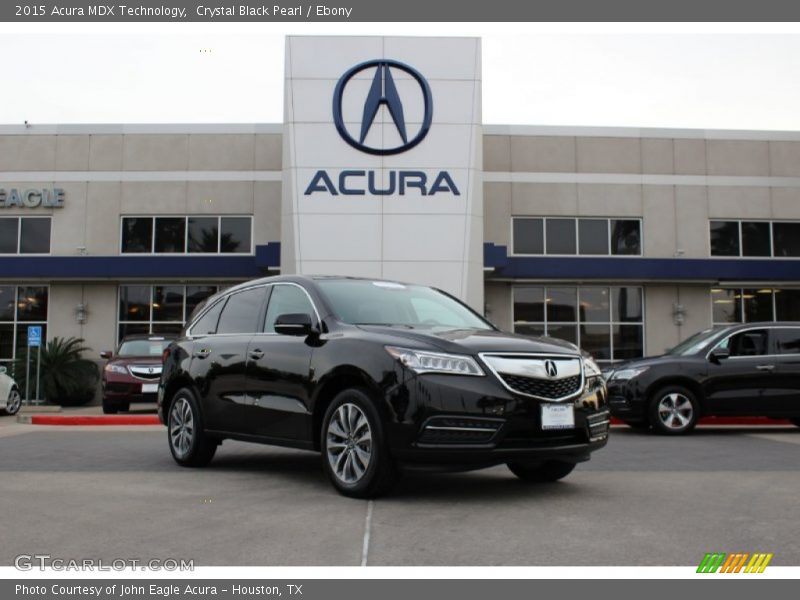 Crystal Black Pearl / Ebony 2015 Acura MDX Technology