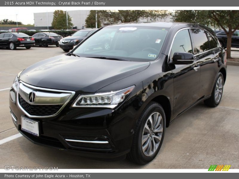 Crystal Black Pearl / Ebony 2015 Acura MDX Technology
