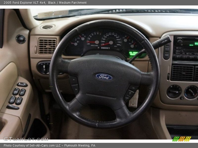 Black / Medium Parchment 2005 Ford Explorer XLT 4x4