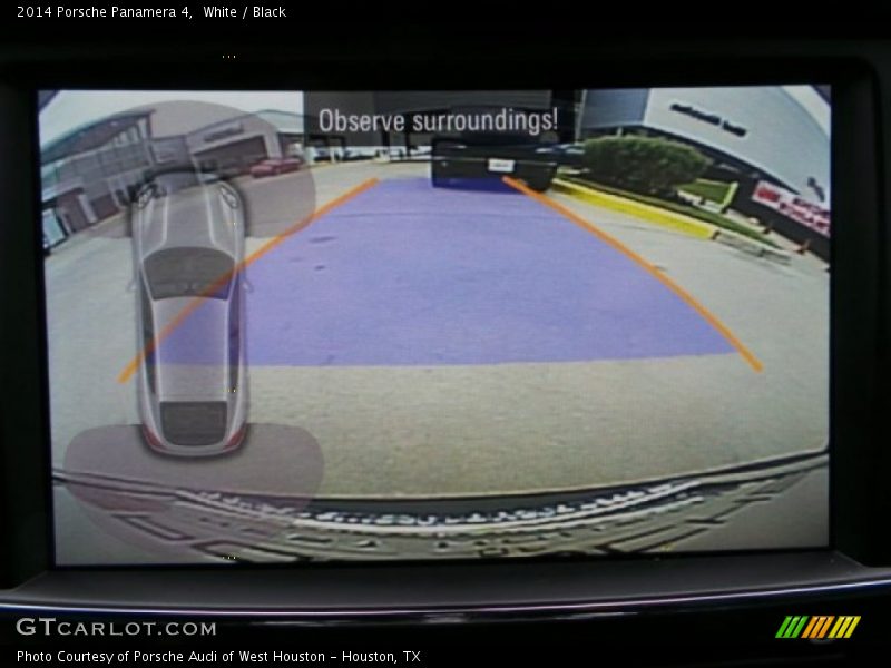 White / Black 2014 Porsche Panamera 4