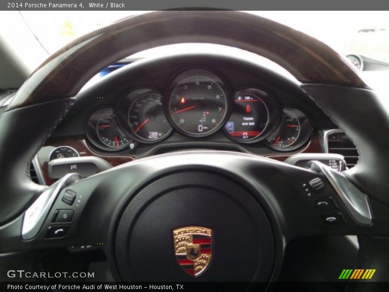 White / Black 2014 Porsche Panamera 4