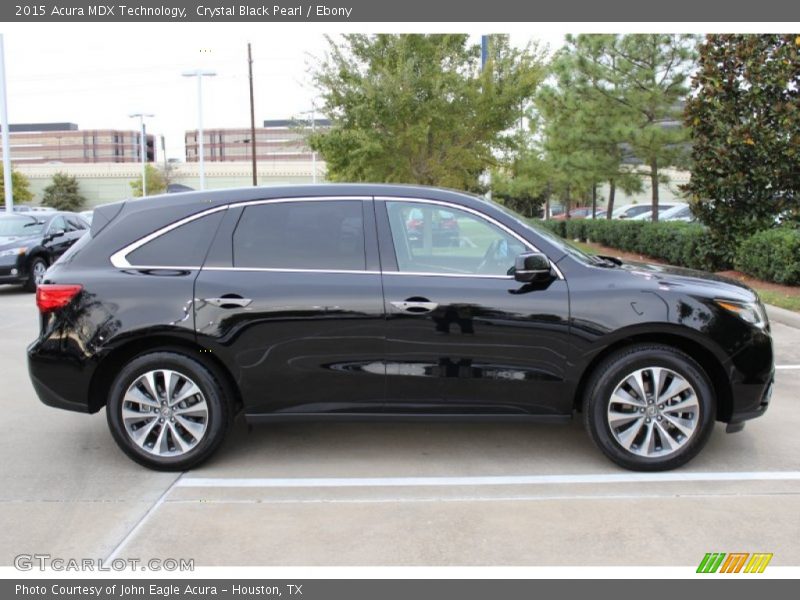 Crystal Black Pearl / Ebony 2015 Acura MDX Technology