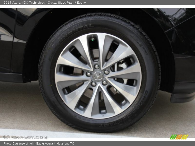 Crystal Black Pearl / Ebony 2015 Acura MDX Technology