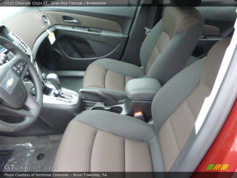 Siren Red Tintcoat / Brownstone 2015 Chevrolet Cruze LT