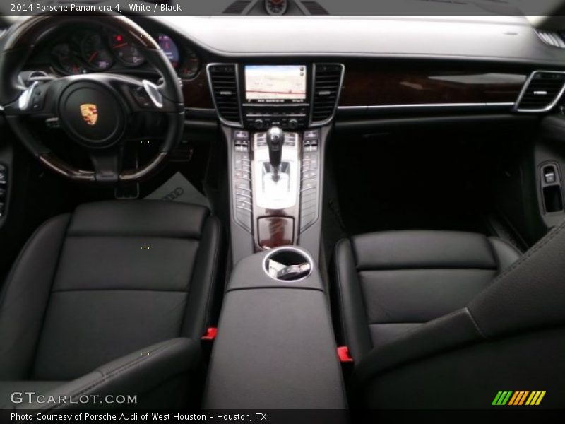 White / Black 2014 Porsche Panamera 4