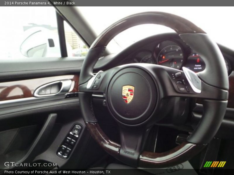 White / Black 2014 Porsche Panamera 4