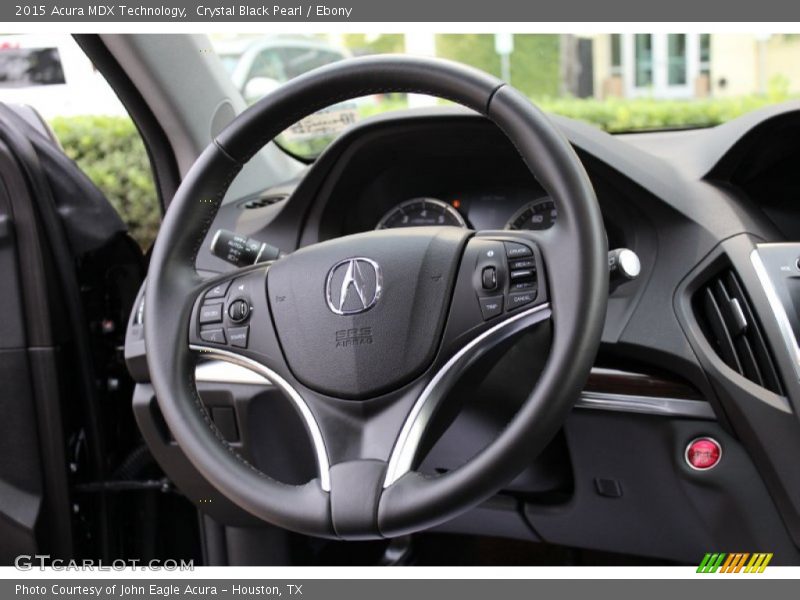 Crystal Black Pearl / Ebony 2015 Acura MDX Technology