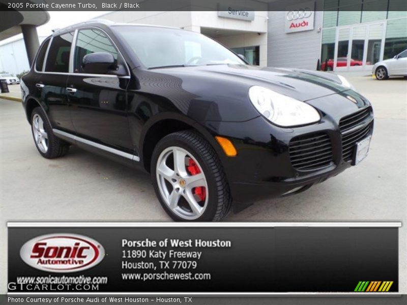 Black / Black 2005 Porsche Cayenne Turbo