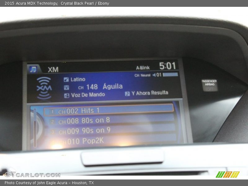 Crystal Black Pearl / Ebony 2015 Acura MDX Technology
