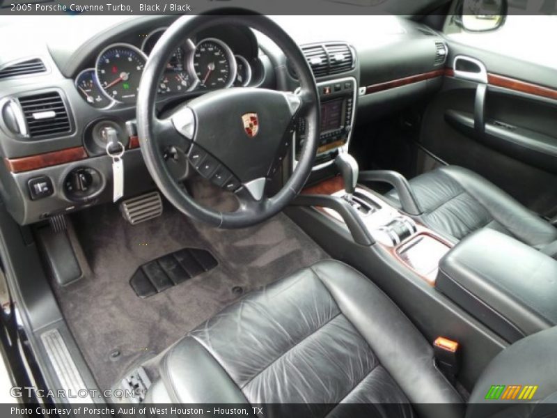 Black / Black 2005 Porsche Cayenne Turbo