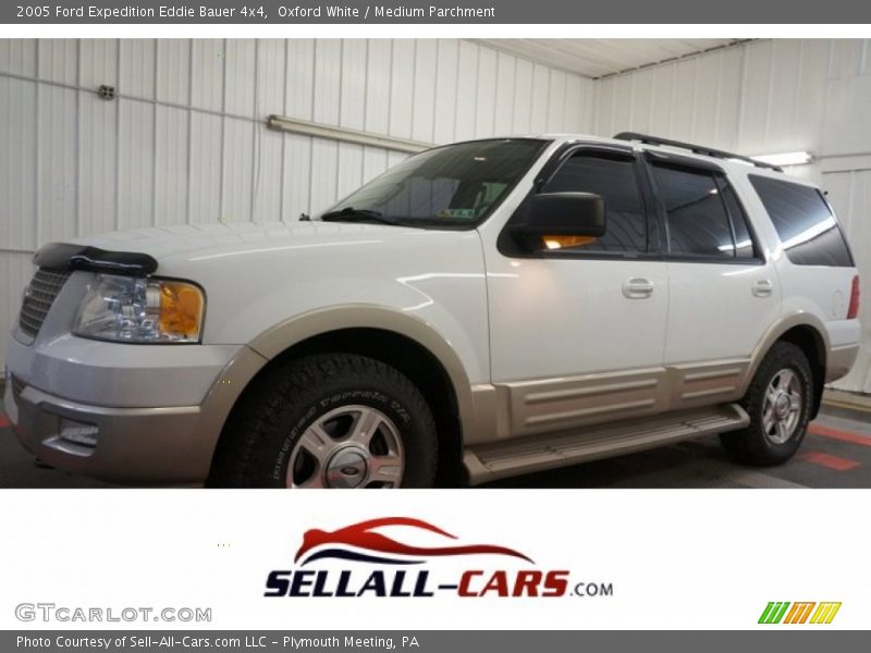 Oxford White / Medium Parchment 2005 Ford Expedition Eddie Bauer 4x4