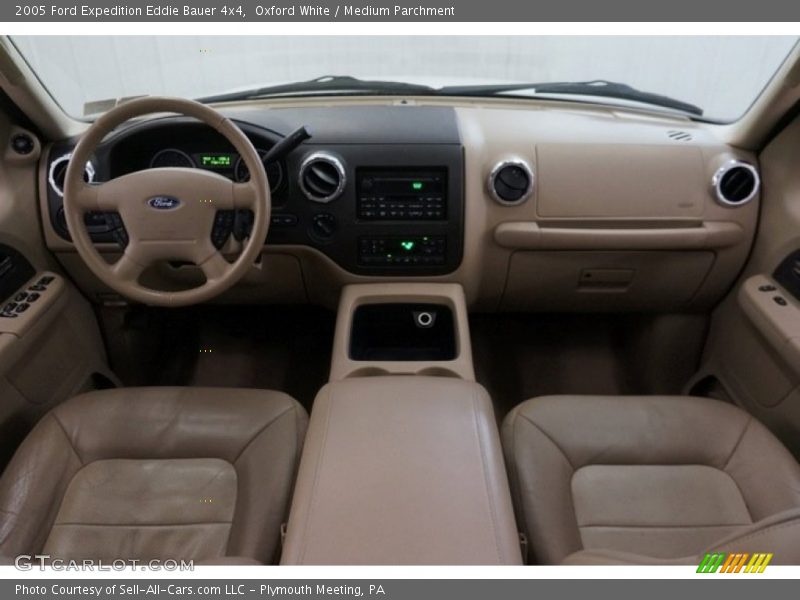 Oxford White / Medium Parchment 2005 Ford Expedition Eddie Bauer 4x4
