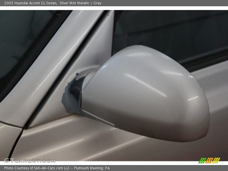 Silver Mist Metallic / Gray 2003 Hyundai Accent GL Sedan
