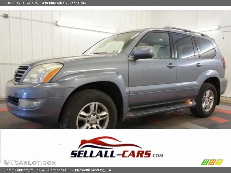 Ash Blue Mica / Dark Gray 2004 Lexus GX 470