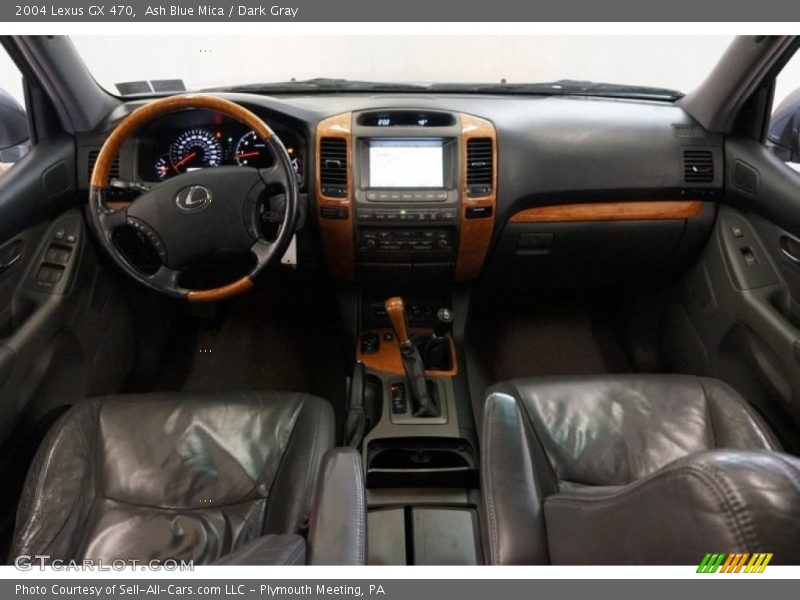 Ash Blue Mica / Dark Gray 2004 Lexus GX 470