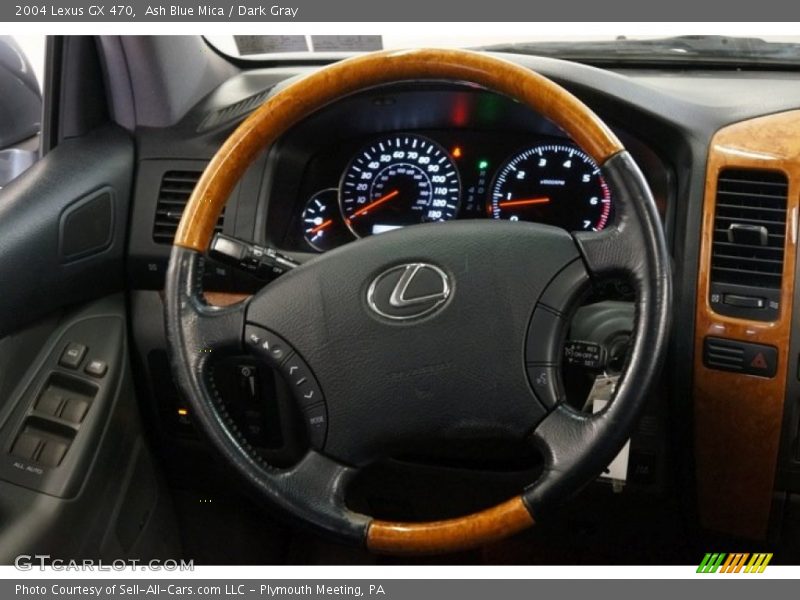 Ash Blue Mica / Dark Gray 2004 Lexus GX 470