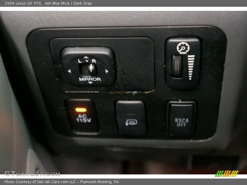 Ash Blue Mica / Dark Gray 2004 Lexus GX 470