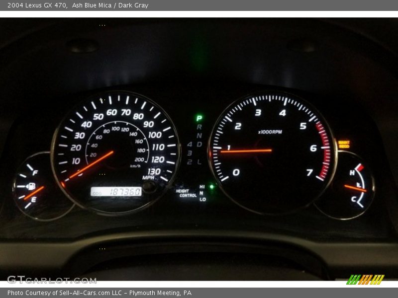 Ash Blue Mica / Dark Gray 2004 Lexus GX 470